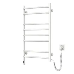 Полотенцесушитель Navin электрический Блюз, 800х480х123мм, таймер-регулятор, сталь, белый, правое подключение фото