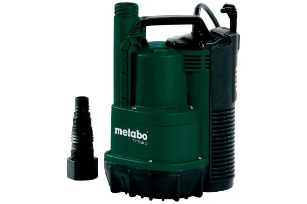 Насос погружной для чистой воды Metabo TP 7500 SI, 300Вт, 7500л/час, высота 6.5м, глубина 5м, 0.65бар, 4.2кг