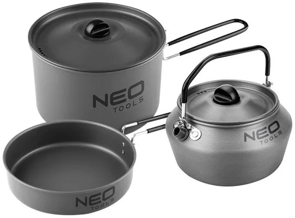 Набір туристичного посуду Neo Tools 3 в 1 фото №1