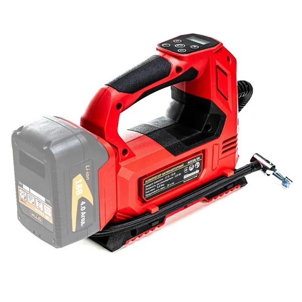 Мінікомпресор акум. ACC18/26, 12В/18В, 6,8бар, 26л/хв., +акум. 2Аг, зарядний пристрій заказать