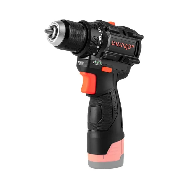 Аккумуляторная дрель-шуруповерт Dnipro-M CD-12BC (без АКБ и ЗУ) цена в Украине