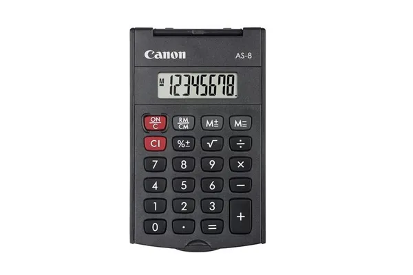 Калькулятор Canon AS-8 Handheld Black