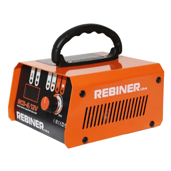 Зарядное устройство 6/12 В инверторное для аккумуляторов авто Rebiner RCD-6/12V