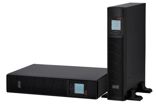 Источник бесперебойного питания 2E PS1000RT, 1000VA/800W, RT2U, LCD, USB, 3xC13