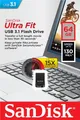 Накопичувач SanDisk   64GB USB 3.1 Type-A Ultra Fit Чорний