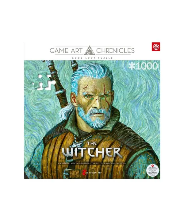 Пазл The Witcher Geralt of Rivia & Vincent van Gogh 1000 ел.