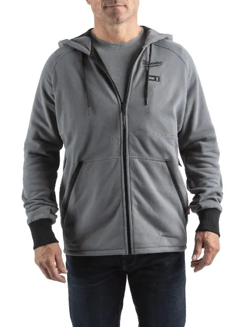 Толстовка з підігрівом MILWAUKEE, M12 HHGREY4-0 (XXL), сіра (розмір XXL) купить в Украине