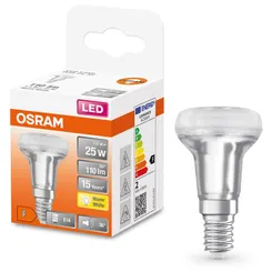 Лампа OSRAM LED E14 1.5Вт 2700К 110Лм R39 STAR фото