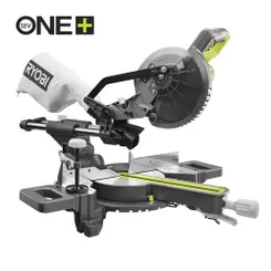 Пила торцовочная аккумуляторная Ryobi ONE+ RMS18190-0 с протяжкой 18В диск 190мм 10.5кг без АКБ и ЗП фото