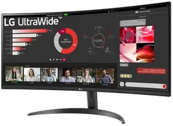 Монітор LG 34" 34WR50QK-B 2xHDMI, DP, Audio, VA, 3440x1440, 21:9, 100Hz, sRGB 99%, CURVED, FreeSync, HDR10 фото