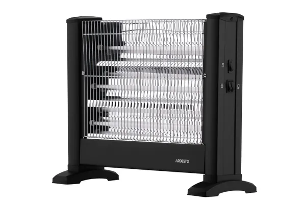 Обогреватель инфракрасный ARDESTO кварцевый, 15м2, 1650Вт, мех. упр-ние, напольный, чёрный цена в Украине