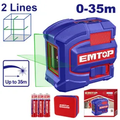 Лазерный нивелир аккумуляторный EMTOP ESLE21601 фото