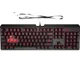 Клавиатура механическая HP OMEN Encoder, 104key, Cherry MX Red, USB-A, EN/RU, LED, чорний