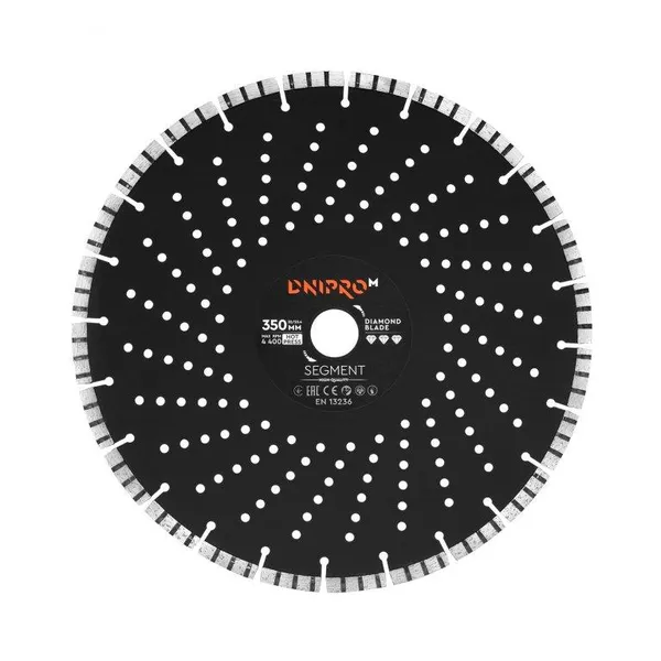 Алмазный диск Dnipro-M Segment 350 мм 32 мм 25.4 фото №1