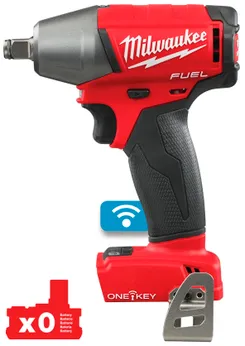 Ударный гайковерт (300 Нм) НMILWAUKEE 1/2" M18 FUEL ONEIWF12-0 ONE-KEY с фрикц. кольцом 4933451153 фото