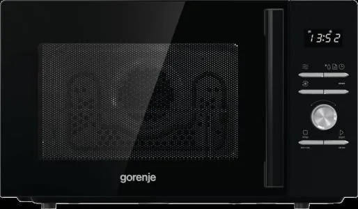 Микроволновая печь Gorenje, 28л, электронное управление, 900Вт, гриль, дисплей, конвекция, черный