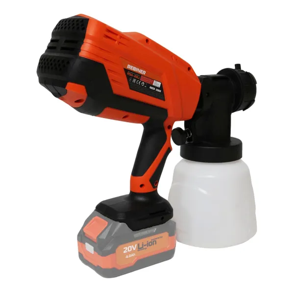 Краскопульт на аккумуляторе Rebiner RSA-20Li (без АКБ и ЗУ) купить онлайн