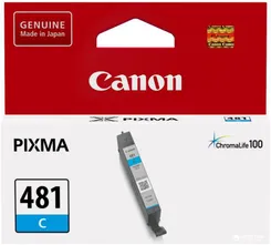 Картридж Canon CLI-481 PIXMA TS6140/8140/9140/TR7540/8540/TS6240/9540/8240/704/8340/6340 Cyan фото