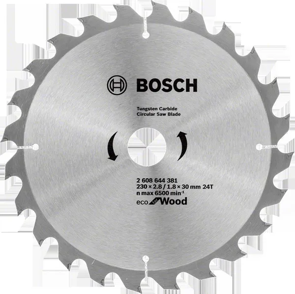 Диск пиляльний Bosch Eco for Wood 230x30-24T