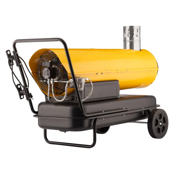 Тепловая пушка дизель/керосин 2E PowerHeat D30i, непрямого нагрева, 30кВт, 400м кв, 780м куб/ч, колеса, IPX4, жёлтый заказать