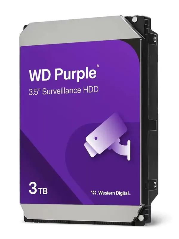 Жорсткий диск WD  3TB 3.5" 256MB SATA Purple Surveillance