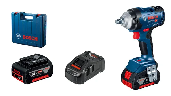 Гайковерт ударний Bosch GDS 18V-400 18В 2х5.0А·год 2500об·хв 400Нм кейс 1.87кг