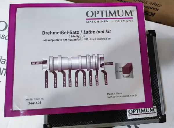 Набір токарних резців по металу 11 шт. 16 мм ціна в Україні