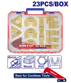 Набор многофункциональных лезвий EMTOP EMTB2301, 23 шт. фото