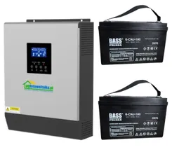 Солнечный фотоэлектрический инвертор OFF-GRID PWM3KW50A PWM 3 KW + WiFi + аккумулятор Bass Polska AGM BP-5976 фото