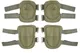 Комплект наколінників і налокітників 2E Tactical, зелений фото №2