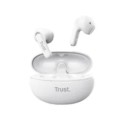 Навушники TWS Trust Yavi Earphones BT 5.3, ENC, SBC, Mic, Білий фото