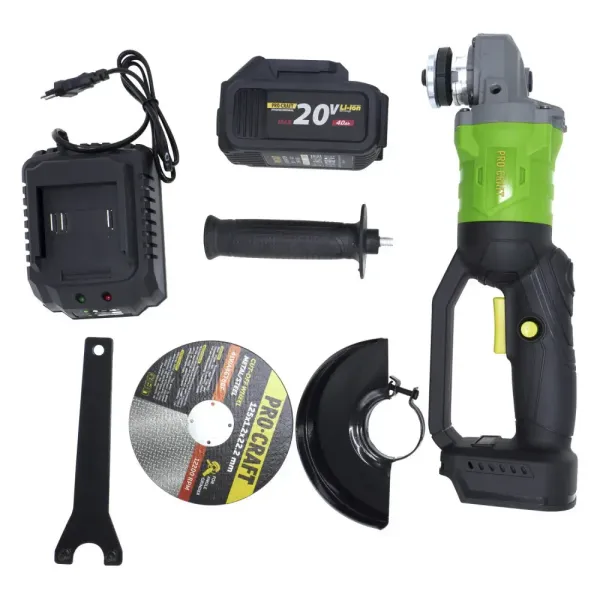 Бесщеточная аккумуляторная шлифмашина 125 мм, 20 В Procraft PWA-125 (1 АКБ) цена в Украине