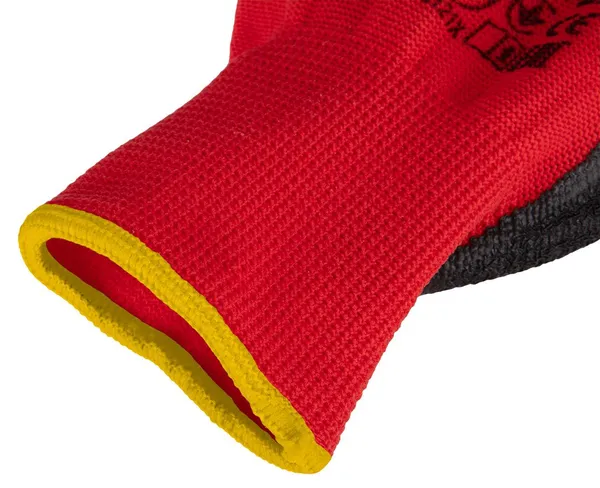 Перчатки рабочие Neo Tools комплект 12шт, полиэстер с латексным покрытием, р.10, красно-черный отзывы