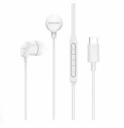 Навушники In-ear Philips TAE2146 Type-C, Mic, Білий фото