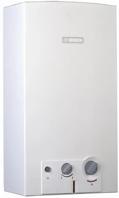 Газовая колонка Bosch Therm 4000 WR 15-2 B 15л/мин 26.2кВт рег. мощ. розжиг от батареек фото