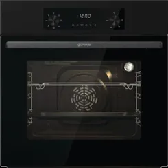 Духовой шкаф Gorenje электрический, 61л, A+, дисплей, конвекция, черный фото