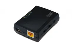 Принт-сервер DIGITUS Fast Ethernet, NAS, 1xRJ45, 1xUSB A 2.0 фото