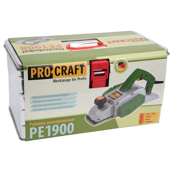 Купить Электрорубанок 1.9 кВт, ножи 82 мм Procraft PE-1900