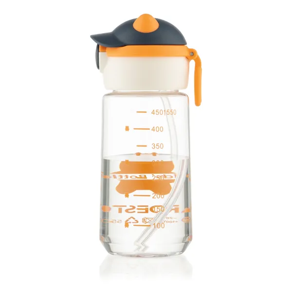 Бутылка для воды ARDESTO Bear 550мл, пластик, оранжевый отзывы