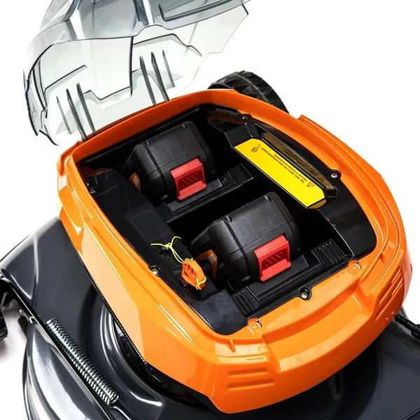 Купить Газонокосарка акум. BLM42, 2*18В, захват 42см, несамохідна, +АКБ 4Аг-2шт., ЗП-2шт.