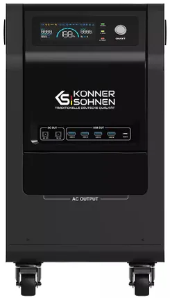 Портативная электростанция Konner&Sohnen KS 3000PS, 3000Вт, 3200Вт·ч, LifePo4, 37кг фото