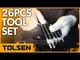 Набір інструментів Tolsen, універсальний, 26шт