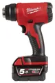 Термоповітродувка акумуляторна MILWAUKEE, M18 BHG-502C (+ заряд.пристрій, 2 акум.Х 5Аг, кейс) купить в Украине