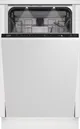 Посудомийна машина Beko вбудована, 11компл., A+++, 45см, дисплей, 3-й кошик, білий