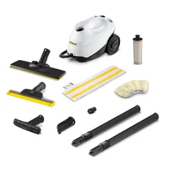 Пароочисник Karcher SC 3 EasyFix, 1900Вт, 1000мл, 3.5Бар, білий + насадка для вікон фото