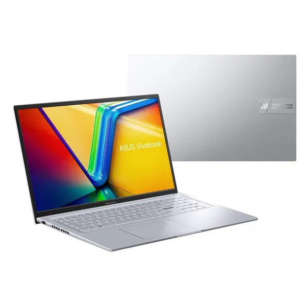 Ноутбук ASUS Vivobook 17 M3704YA-AU129 17.3" FHD IPS, AMD R5-7430U, 16GB, F512GB, UMA, NoOS, Серебристый