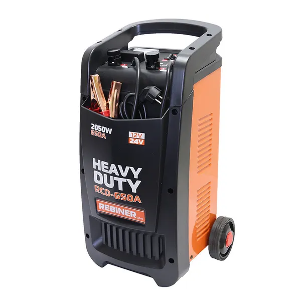 Пуско-зарядное устройство 12/24 В, 400 А/ч Rebiner RCD-650A