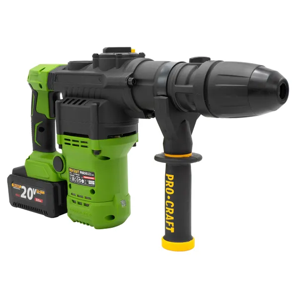 Безщітковий перфоратор акумуляторний SDS-Max, 7 Дж Procraft PHA50 в кейсі (1 АКБ) купити в Україні