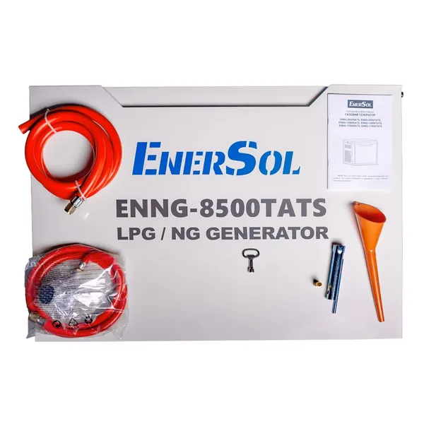 Генератор газовый EnerSol ENNG-8500TATS, 400В, 8.0-8.5кВт, 3Фазы, электростартер, 160.0кг отзывы