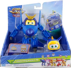 Ігровий набір Super Wings Transforming Джером і улюбленець (Jerome & Pet) фото